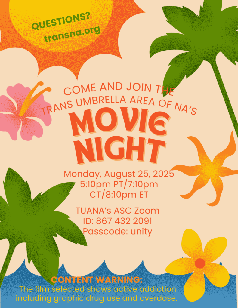 Poster advertising movie night